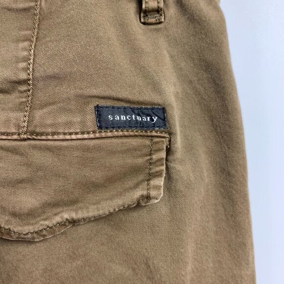 Sanctuary Women's Mid Rise Cotton Stretch Straight Leg Cargo Pants Size 30‎ - Picture 4 of 14